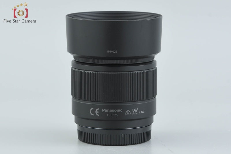 Panasonic LUMIX G 25mm f/1.7 ASPH. H-H025 Black