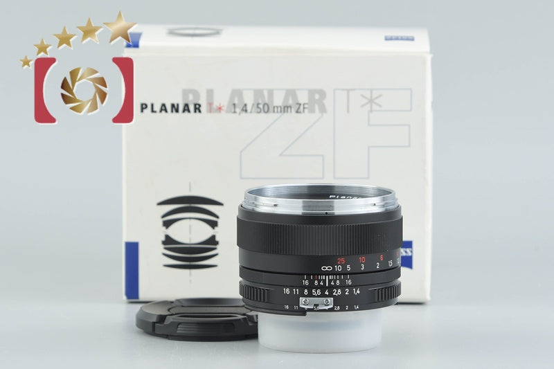 Carl Zeiss Planar 50mm f/1.4 ZF T* for Nikon w/ Box from Japan