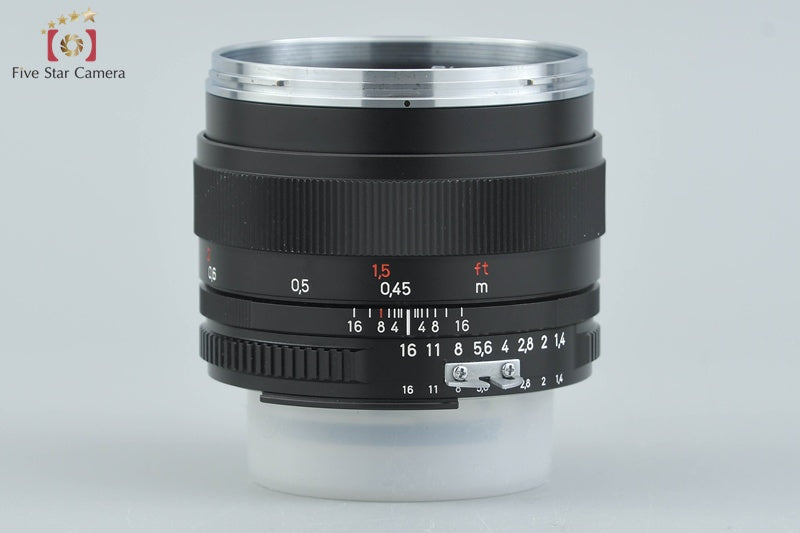 Carl Zeiss Planar 50mm f/1.4 ZF T* for Nikon w/ Box from Japan