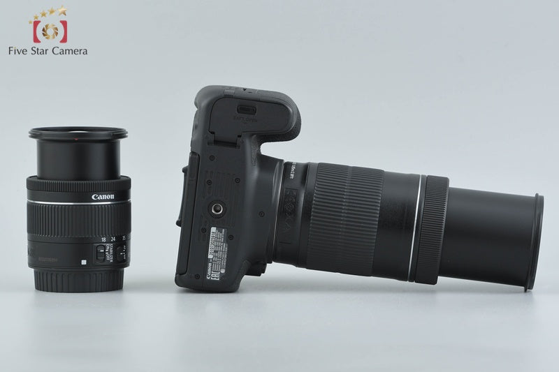 "Count 5,398" Canon EOS Kiss X9i / Rebel T7i / 800D 24.2 MP 18-55 55-250 Lenses