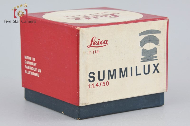 Leica SUMMILUX 50mm f/1.4 2nd 11114 Leica M Mount w/ Box