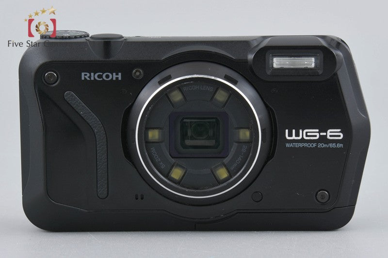 "Shutter count 4,641" Ricoh PENTAX WG-6 Black 20.0 MP Waterproof Action Camera
