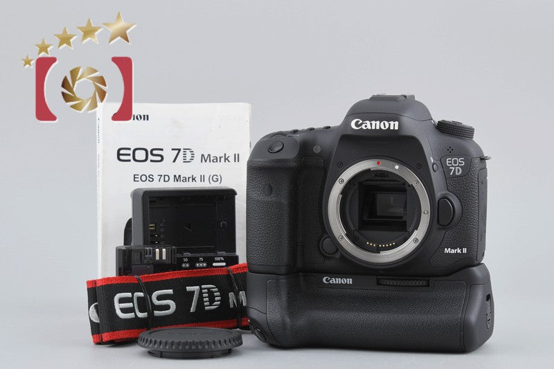 "count 5,894" Canon EOS 7D Mark II 20.2 MP DSLR Camera + BG-E16 Battery Grip
