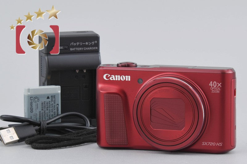 Canon PowerShot SX720 HS Red 20.3 MP Digital Camera