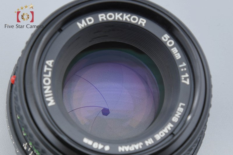 Minolta MD ROKKOR 50mm f/1.7
