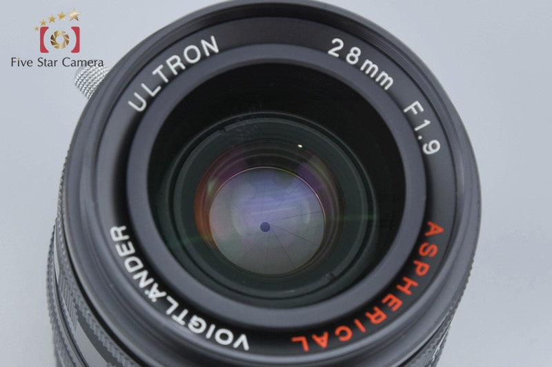 Voigtlander ULTRON 28mm f/1.9 Aspherical Black L39 LTM Leica Thread Mount