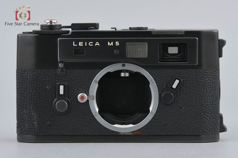 Leica M5 Early Model Black 35mm Rangefinder Film Camera Body
