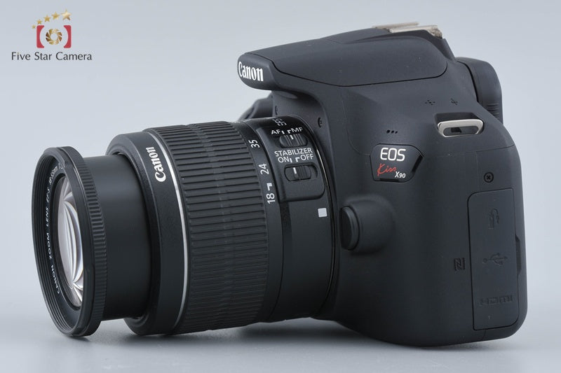 Canon EOS Kiss X90 / Rebel T7 / 2000D 24.1 MP DSLR 18-55 IS II Lens