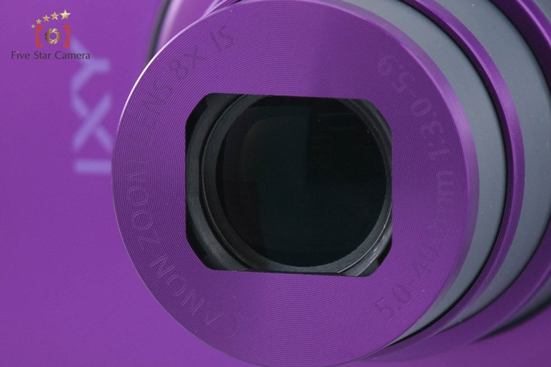 Canon IXY 600F Purple 12.1 MP Digital Camera