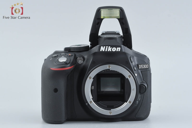 "Count 1,205" Nikon D5300 Black 24.2 MP DSLR Camera 18-55 55-300 Lenses