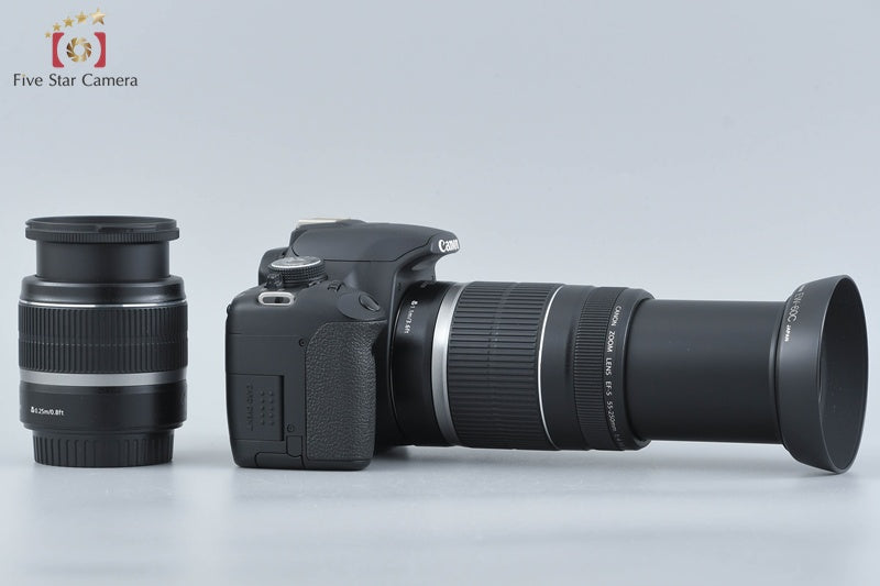 Canon EOS Kiss X3 / Rebel T1i / 500D 15.1 MP DSLR EF-S 18-55 55-250 Lenses
