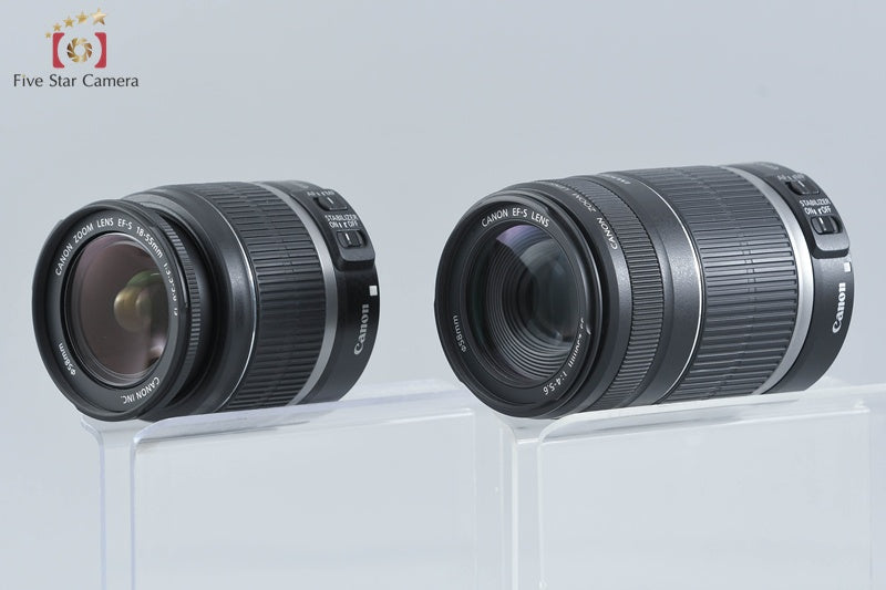 Canon EOS Kiss X3 / Rebel T1i / 500D 15.1 MP DSLR EF-S 18-55 55-250 Lenses