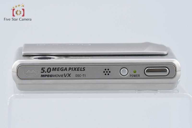 Sony Cyber-Shot DSC-T1 Silver 5.0 MP Digital Camera