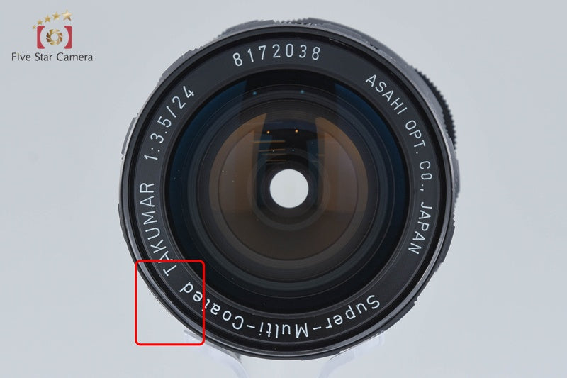 PENTAX SMC TAKUMAR 24mm f/3.5 M42 Mount Lens 2025.12 Overhauled!!