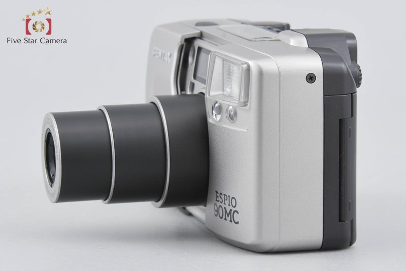 Pentax ESPIO 90MC Silver 35mm Point & Shoot Film Camera w/ Box