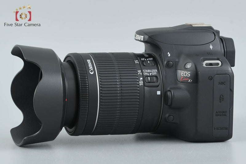Canon EOS Kiss X7 / Rebel SL1 / 100D 18.0 MP EF-S 18-55 IS STM Lens