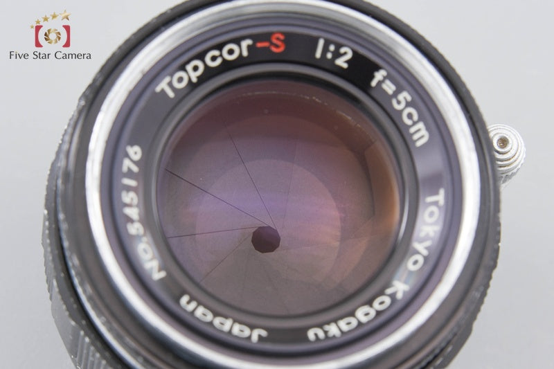 Tokyo Kogaku Topcon Topcor-S 50mm f/2 L39 LTM Leica Thread Mount