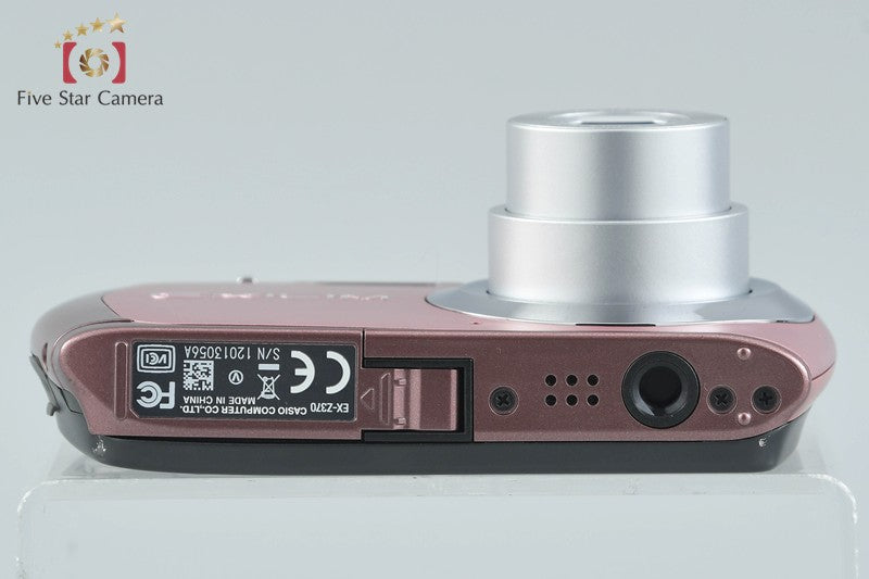 Casio EXILIM EX-Z370 Pink 14.1 MP Digital Camera w/ Box