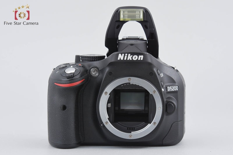 "Shutter count 5,137" Nikon D5200 Black 24.1 MP DSLR 18-55 VR Lens