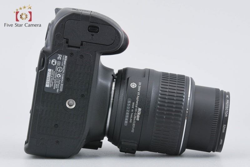 "Shutter count 5,137" Nikon D5200 Black 24.1 MP DSLR 18-55 VR Lens