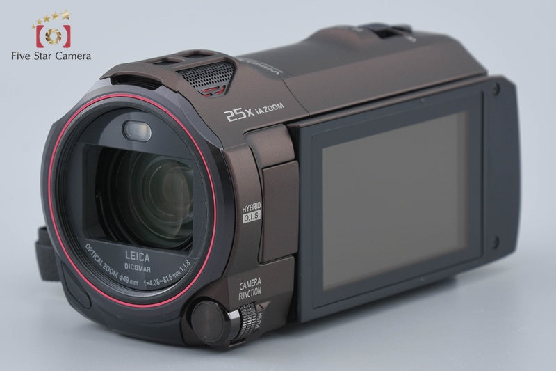 Panasonic HC-VX992M Cacao Brown 4K HD Digital Camcorder