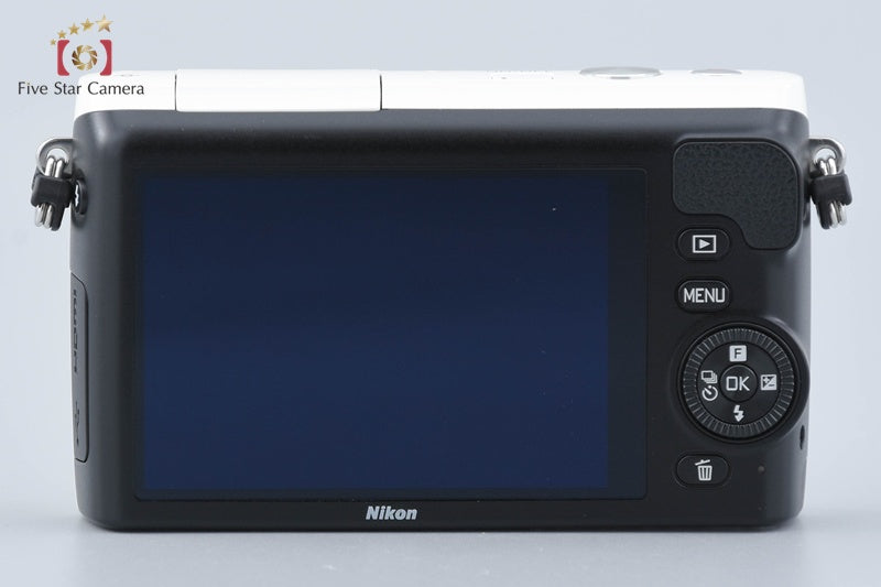 "Shutter count 5,829" Nikon 1 S2 White 14.1 MP Digital Mirrorless Camera Body