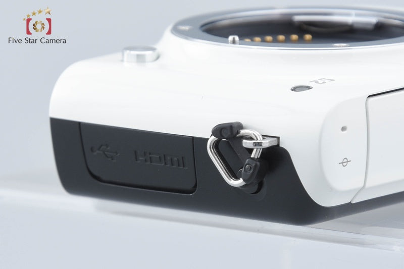 "Shutter count 5,829" Nikon 1 S2 White 14.1 MP Digital Mirrorless Camera Body