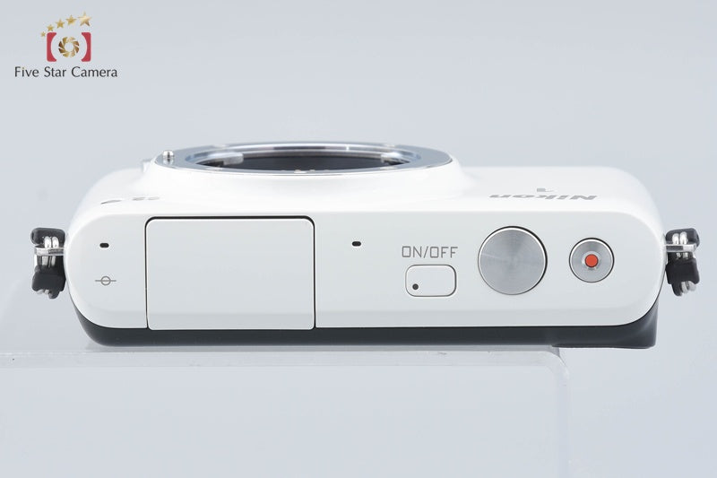 "Shutter count 5,829" Nikon 1 S2 White 14.1 MP Digital Mirrorless Camera Body