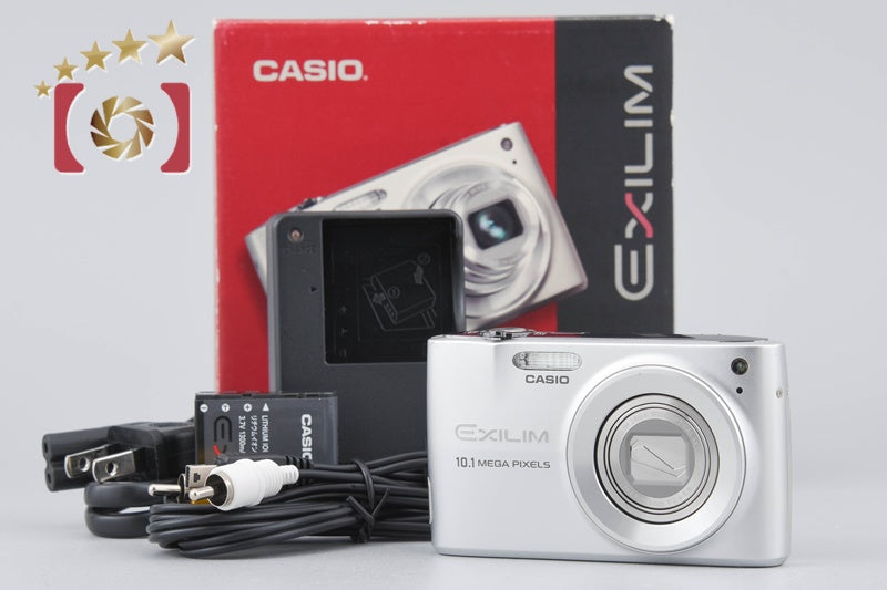 Casio EXILIM ZOOM EX-Z300 Silver 10.1 MP Digital Camera w/ Box