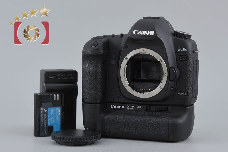 Canon EOS 5D Mark II 21.1 MP Full Frame DSLR Camera + BG-E6 Battery Grip