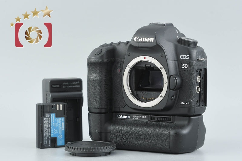 Canon EOS 5D Mark II 21.1 MP Full Frame DSLR Camera + BG-E6 Battery Grip
