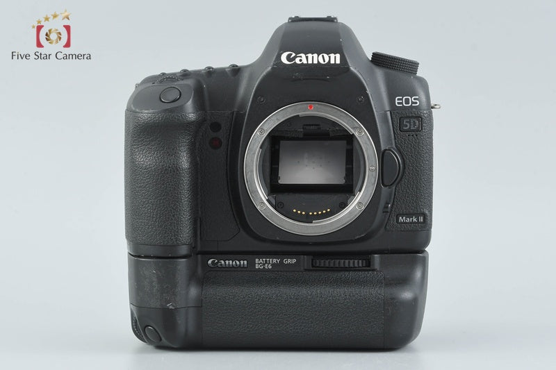 Canon EOS 5D Mark II 21.1 MP Full Frame DSLR Camera + BG-E6 Battery Grip