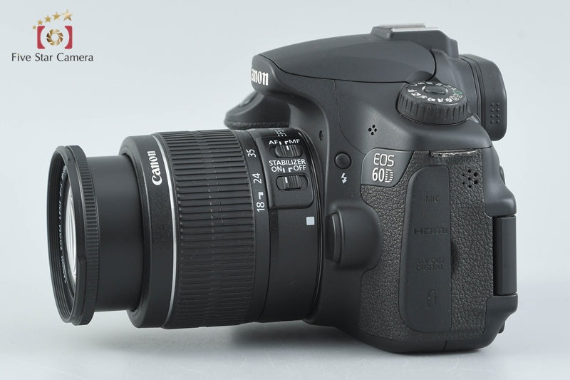Canon EOS 60D 18.0 MP Digital SLR Camera 18-55 IS II Lens w/ Box