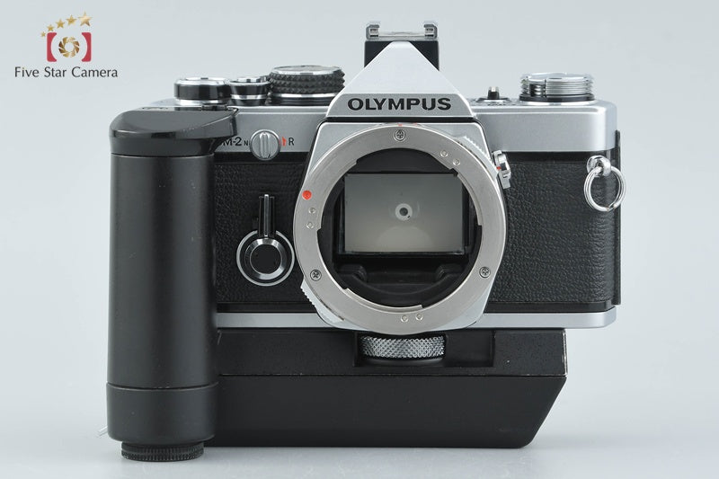 Olympus OM-2N Black 35mm SLR Film Camera Body + Winder 2