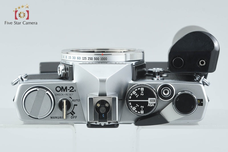 Olympus OM-2N Black 35mm SLR Film Camera Body + Winder 2