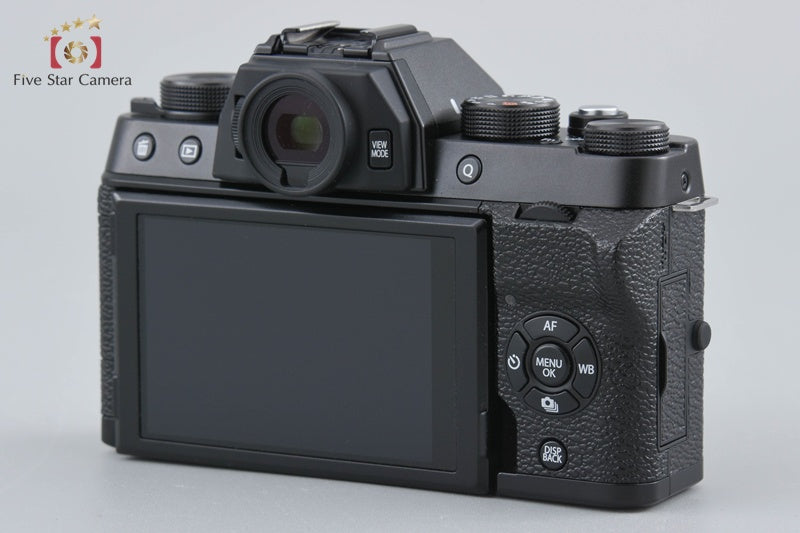 Fujifilm X-T100 Black 24.2 MP Digital Mirrorless Camera 15-45 50-230 Lens w/ Box