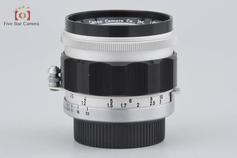 Canon 50mm f/1.4 L39 LTM Leica Thread Mount Lens