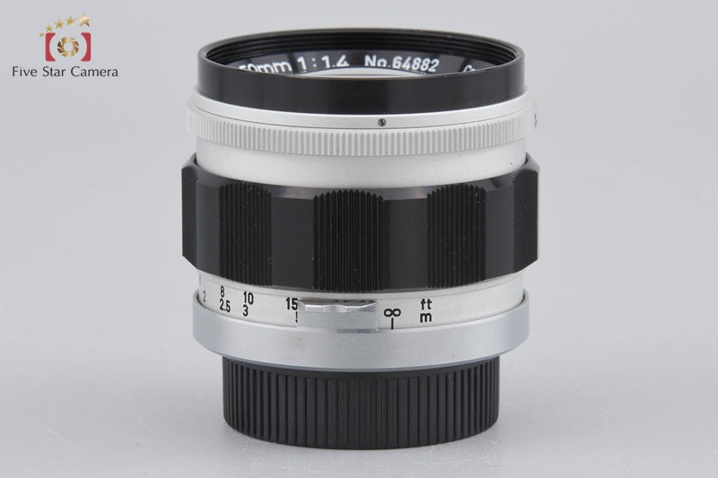 Canon 50mm f/1.4 L39 LTM Leica Thread Mount Lens