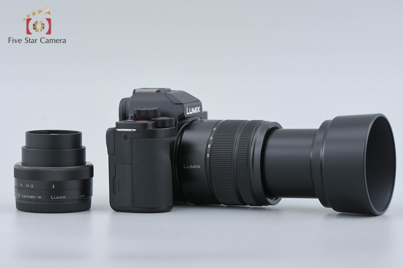 Panasonic LUMIX DC-G100DW 20.3 MP Digital Camera 12-32 45-150 Lenses w/ Box