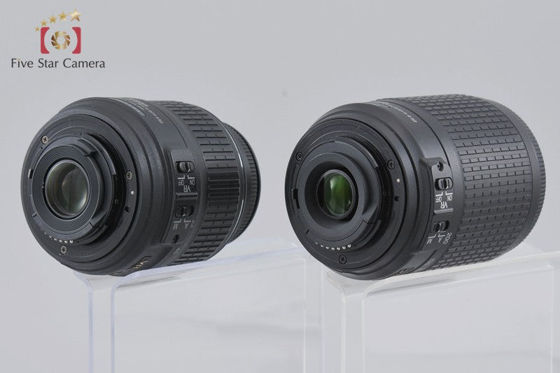 Shutter count 5,140 Nikon D5000 12.3 MP DSLR Camera 18-55 55-200 VR Lenses