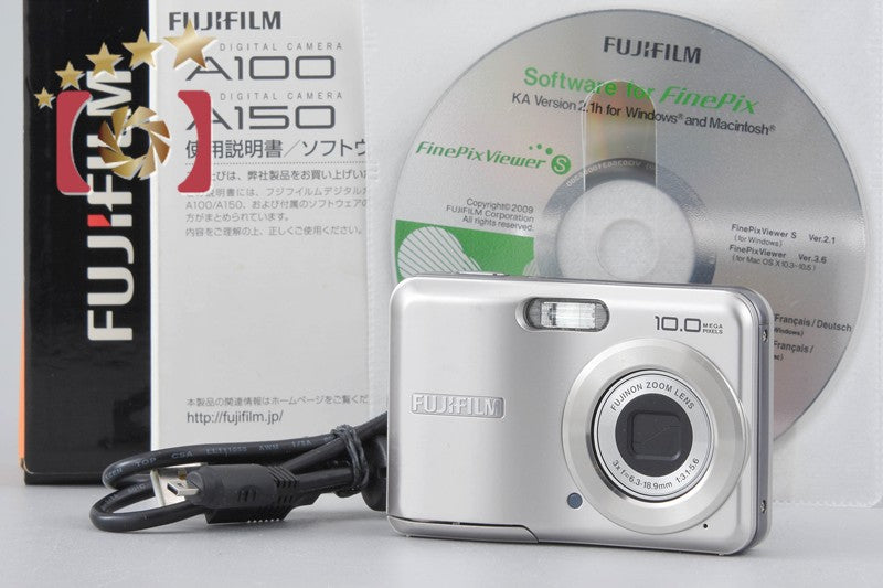 Fujifilm A100 Silver 10.0 MP Digital Camera w/ Box