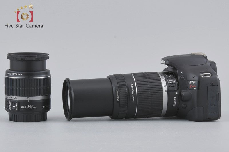 Canon EOS Kiss X4 / Rebel T2i / 550D 18.0 MP 18-55 55-250 Lenses