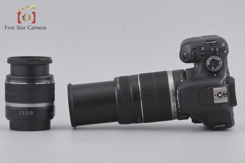 Canon EOS Kiss X4 / Rebel T2i / 550D 18.0 MP 18-55 55-250 Lenses