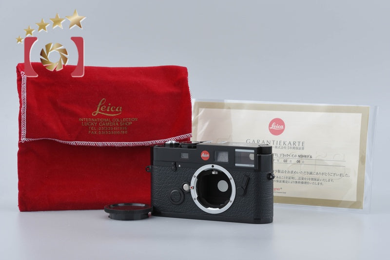 Leica M6 TTL 0.85 Black Paint NSH Limited to 400 Units Model Film Camera