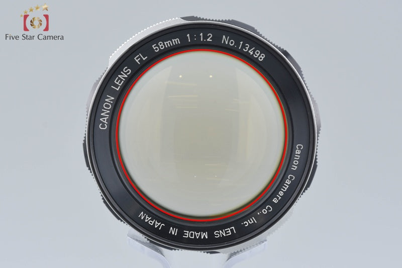 Canon FL 58mm f/1.2 FD Mount Lens