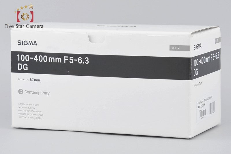 Sigma 100-400mm f/5-6.3 DG OS HSM Contemporary for Canon w/ Box