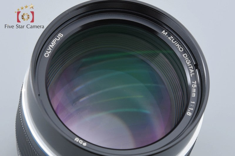Olympus M.ZUIKO DIGITAL ED 75mm f/1.8 Black w/ Box