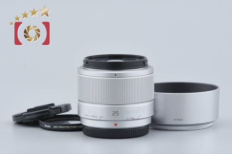 Panasonic LUMIX G 25mm f/1.7 ASPH. H-H025 Silver