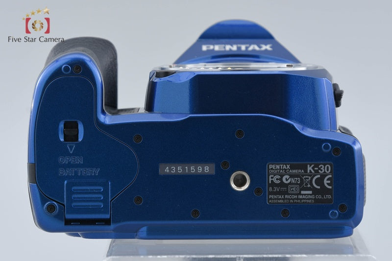 PENTAX K-30 Crystal Blue 16.3 MP DSLR Camera Body