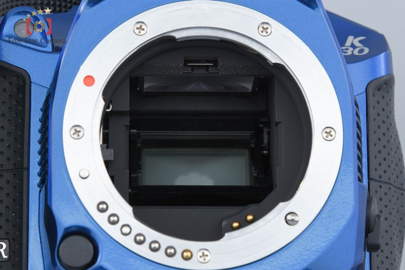 PENTAX K-30 Crystal Blue 16.3 MP DSLR Camera Body